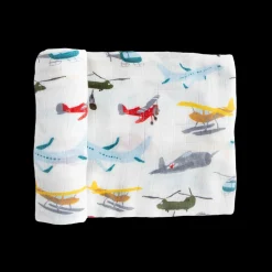 Deluxe Muslin Swaddle Blanket - Air Show