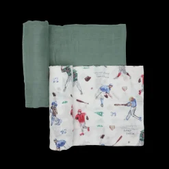 Deluxe Muslin Swaddle Blanket 2 Pack - Home Run 2