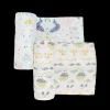 Deluxe Muslin Swaddle Blanket 2 Pack - Peacock
