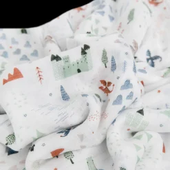 Deluxe Muslin Swaddle Blanket - Dragon Days