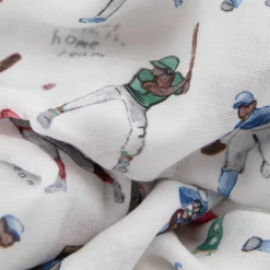 Deluxe Muslin Swaddle Blanket 2 Pack - Home Run