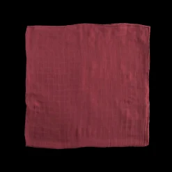 Deluxe Muslin Swaddle Blanket - Dusty Maroon