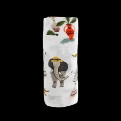 Deluxe Muslin Swaddle Blanket - Safari Social