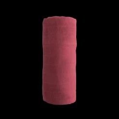 Deluxe Muslin Swaddle Blanket - Dusty Maroon