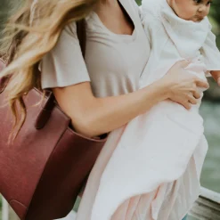 Deluxe Muslin Swaddle Blanket - Blush