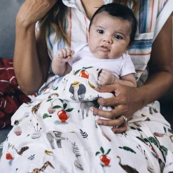 Deluxe Muslin Swaddle Blanket - Safari Social