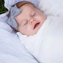 Deluxe Muslin Swaddle Blanket - Plain White