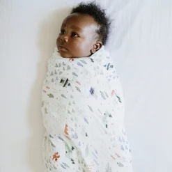 Deluxe Muslin Swaddle Blanket 2 Pack - Dragon Days