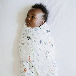 Deluxe Muslin Swaddle Blanket - Dragon Days