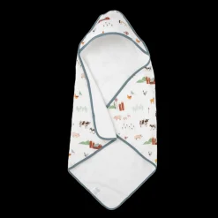 Infant Hooded Towel - Farmyard