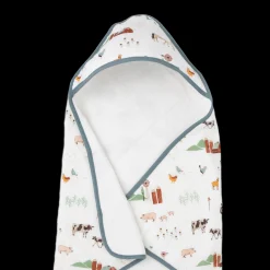 Infant Hooded Towel - Farmyard