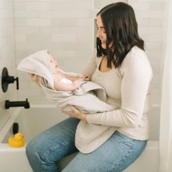 Infant Hooded Towel - Porpoise
