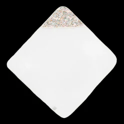 Infant Hooded Towel - Pressed Petals