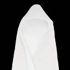 Infant Hooded Towel - Tan Gingham