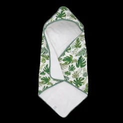 Infant Hooded Towel - Tropical Leaf