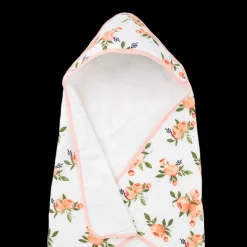 Infant Hooded Towel - Watercolor Roses