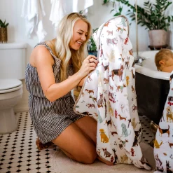 Infant Hooded Towel - Woof