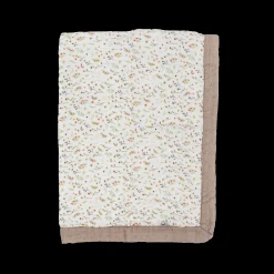 Organic Cotton Muslin Baby Quilt - Floral Field