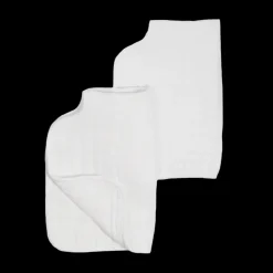 Organic Cotton Muslin Burp Cloth 2 Pack - White + White