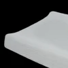 Organic Cotton Muslin Changing Pad Cover - White Sage