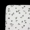 Organic Cotton Muslin Crib Sheet - Swallows