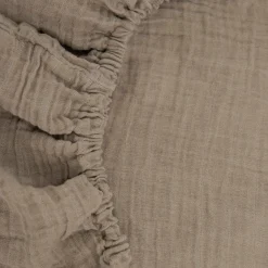 Organic Cotton Muslin Crib Sheet - Driftwood