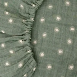 Organic Cotton Muslin Crib Sheet - Sage Suns