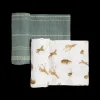 Organic Cotton Muslin Swaddle Blanket 2 Pack - Animal Crackers
