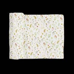 Organic Cotton Muslin Swaddle Blanket - Floral Field
