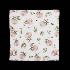 Organic Cotton Muslin Swaddle Blanket 2 Pack - Watercolor Floret