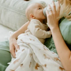 Organic Cotton Muslin Swaddle Blanket - Animal Crackers