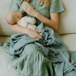 Organic Cotton Muslin Swaddle Blanket 2 Pack - Animal Crackers