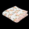 Original Cotton Muslin Quilt - Watercolor Roses