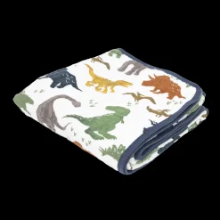 Original Cotton Muslin Quilt - Dino Friends