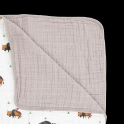 Original Cotton Muslin Quilt - Bison