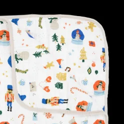Original Cotton Muslin Quilt - Christmas Time