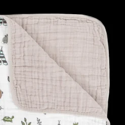 Original Cotton Muslin Quilt - Forest Friends