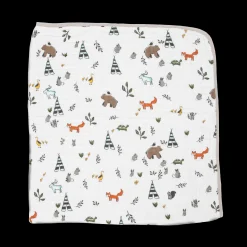 Original Cotton Muslin Quilt - Forest Friends