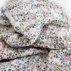 Original Cotton Muslin Quilt - Pressed Petals