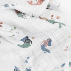 Original Cotton Muslin Quilt - Mermaids