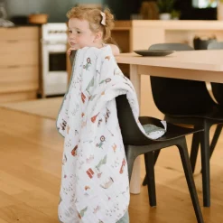 Original Cotton Muslin Quilt - Farmyard