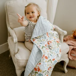 Original Cotton Muslin Quilt - Meadow