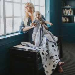 Original Cotton Muslin Quilt - Planetary