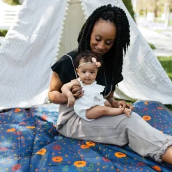 Outdoor Blanket - Midnight Poppy