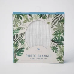 Photo Blanket - Tropical Leaf