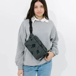 Red Rovr Joey Belt Bag - Charcoal Doodle