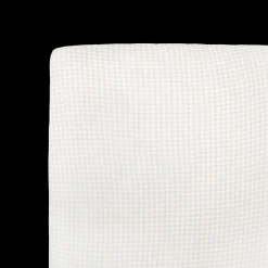 Stretch Knit Crib Sheet - Tan Gingham