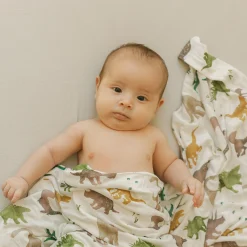 Stretch Knit Crib Sheet - Pebble