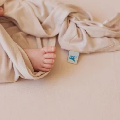 Stretch Knit Crib Sheet - Soft Blush