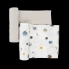 Stretch Knit Swaddle Blanket 2 Pack - Planets